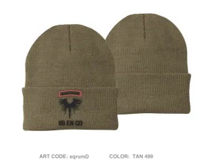 119 Engineer company (SAPPER) Embroidered Knit Beanie - xqrumD