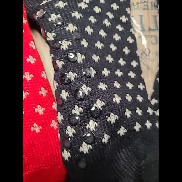 2 Pair Ladies Snowflakes Lined With Sherpa Slipper Socks Slipper Socks 9-11