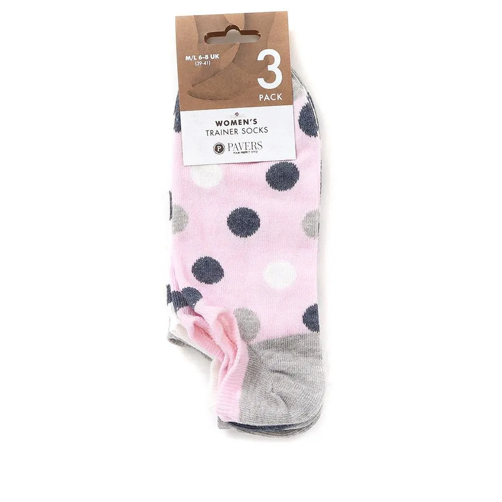 3-Pack No Show Ankle Socks - ASENA37001 / 324 030