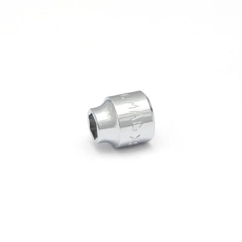 3/8" Drive SAE Super Short Sockets - 6-PT.