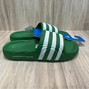 Adidas Originals Adilette 22 Preloved Green White Slip On Sandal IG9260 Men Sz 9