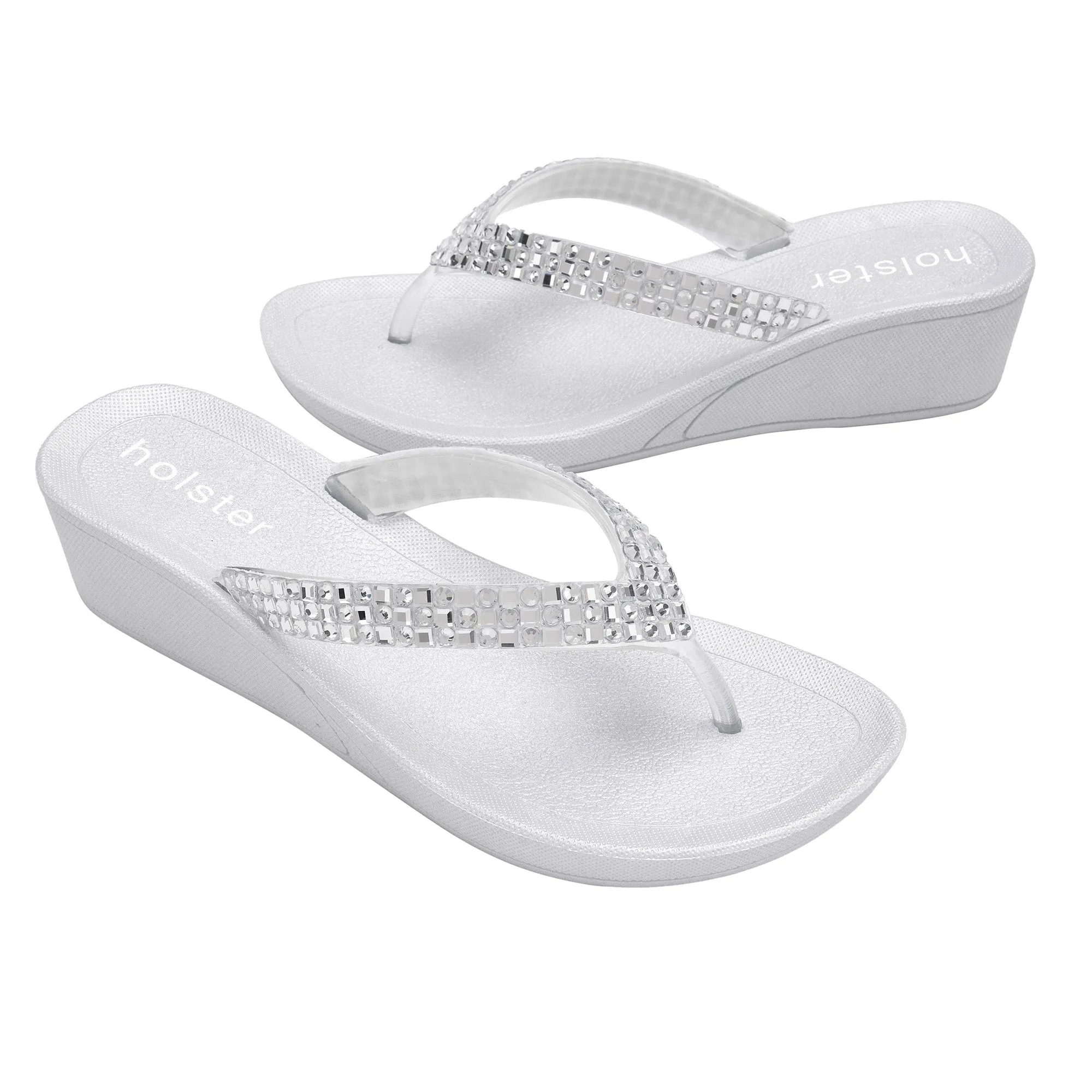 Alice Wedge & Hope Wedge Bundle - Champagne / Clear