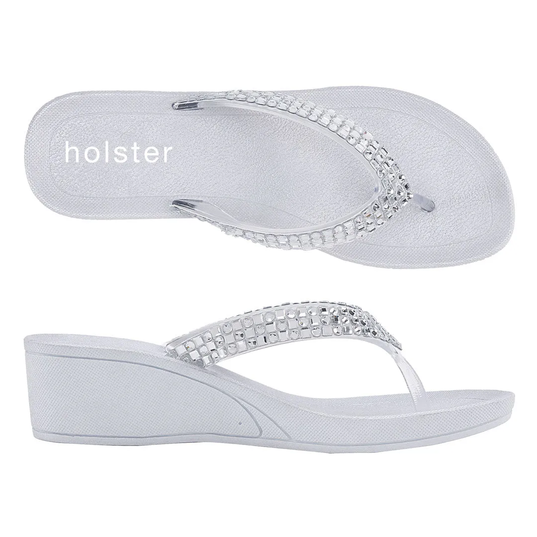 Alice Wedge & Hope Wedge Bundle - Champagne / Clear