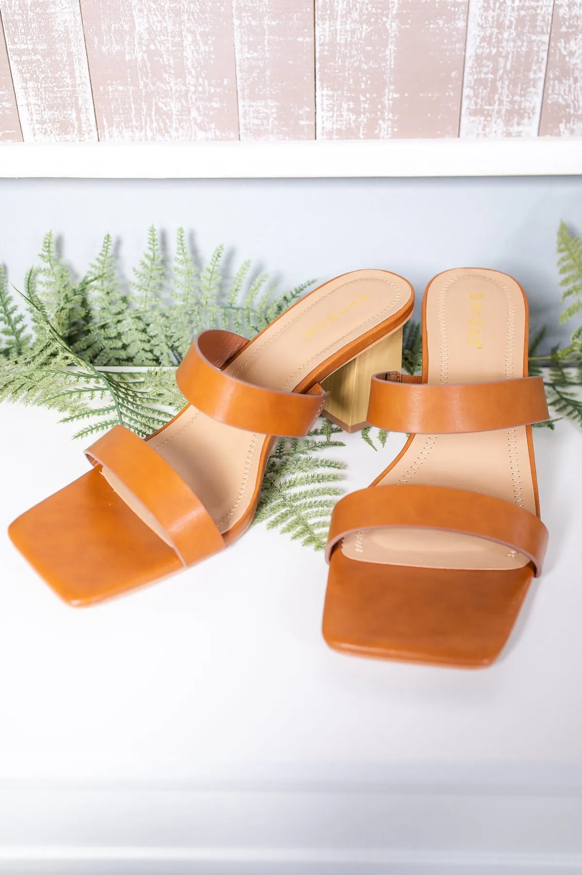 All About Aesthetic Tan Slip On Heels - SHO2536TN