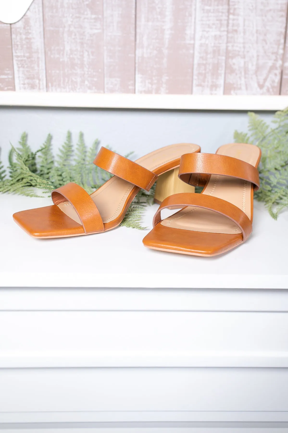 All About Aesthetic Tan Slip On Heels - SHO2536TN