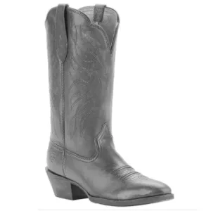 Ariat Ladies "Western R-Toe" Cowboy Boots - Distressed Grey/Black