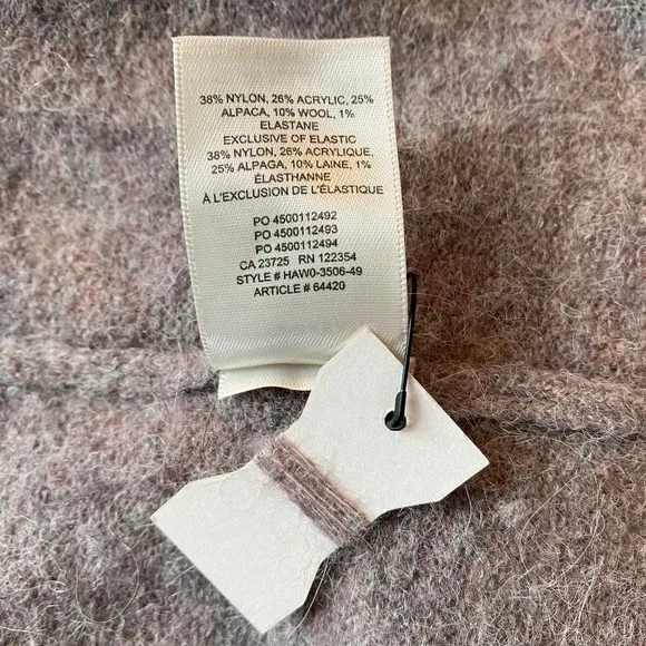Aritzia: The Group Babaton Alpaca Blend Thurlow Sweater Soft Pink/Gray Size M