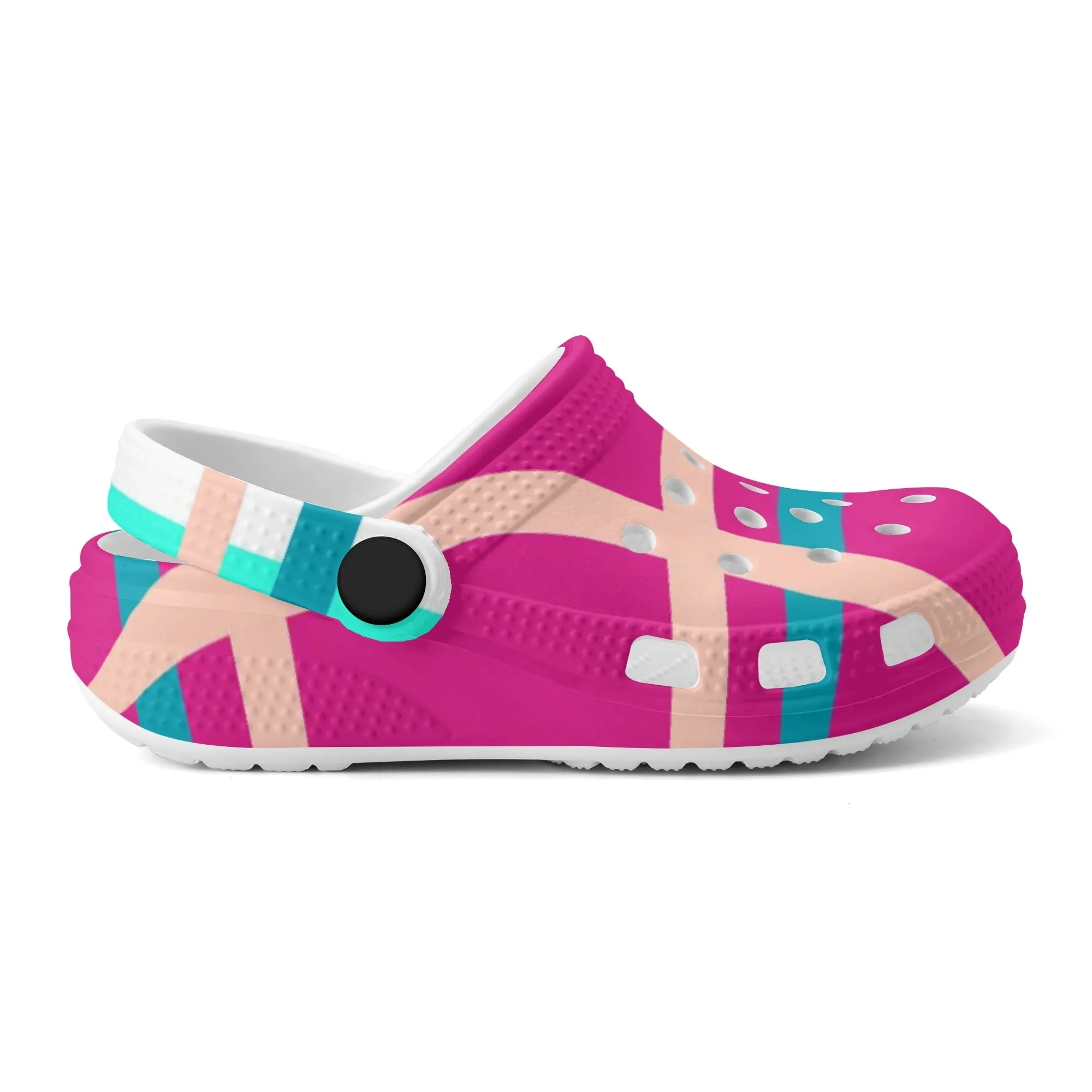 ✨'Ascog Bay, Bute' Happy Tartan® Kids Classic Clogs✨