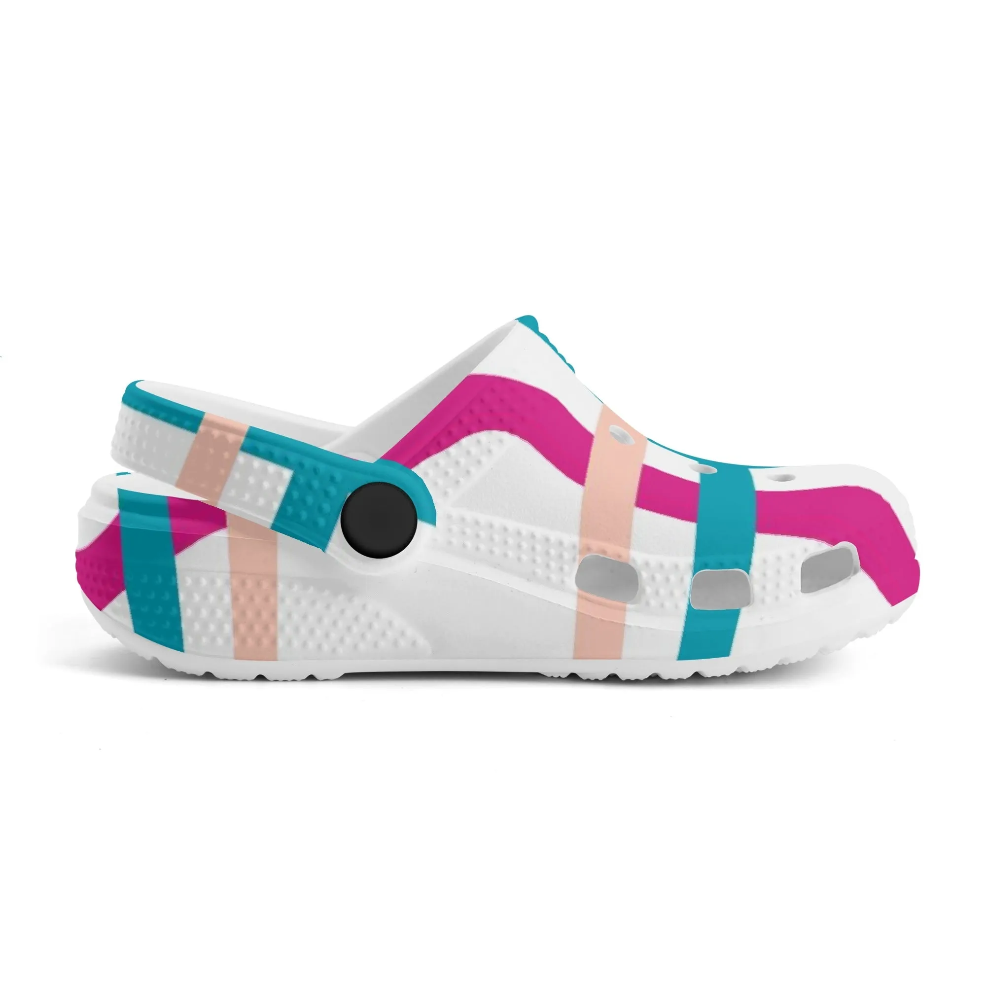 ✨'Ascog Bay, Bute' Happy Tartan® Kids Classic Clogs✨