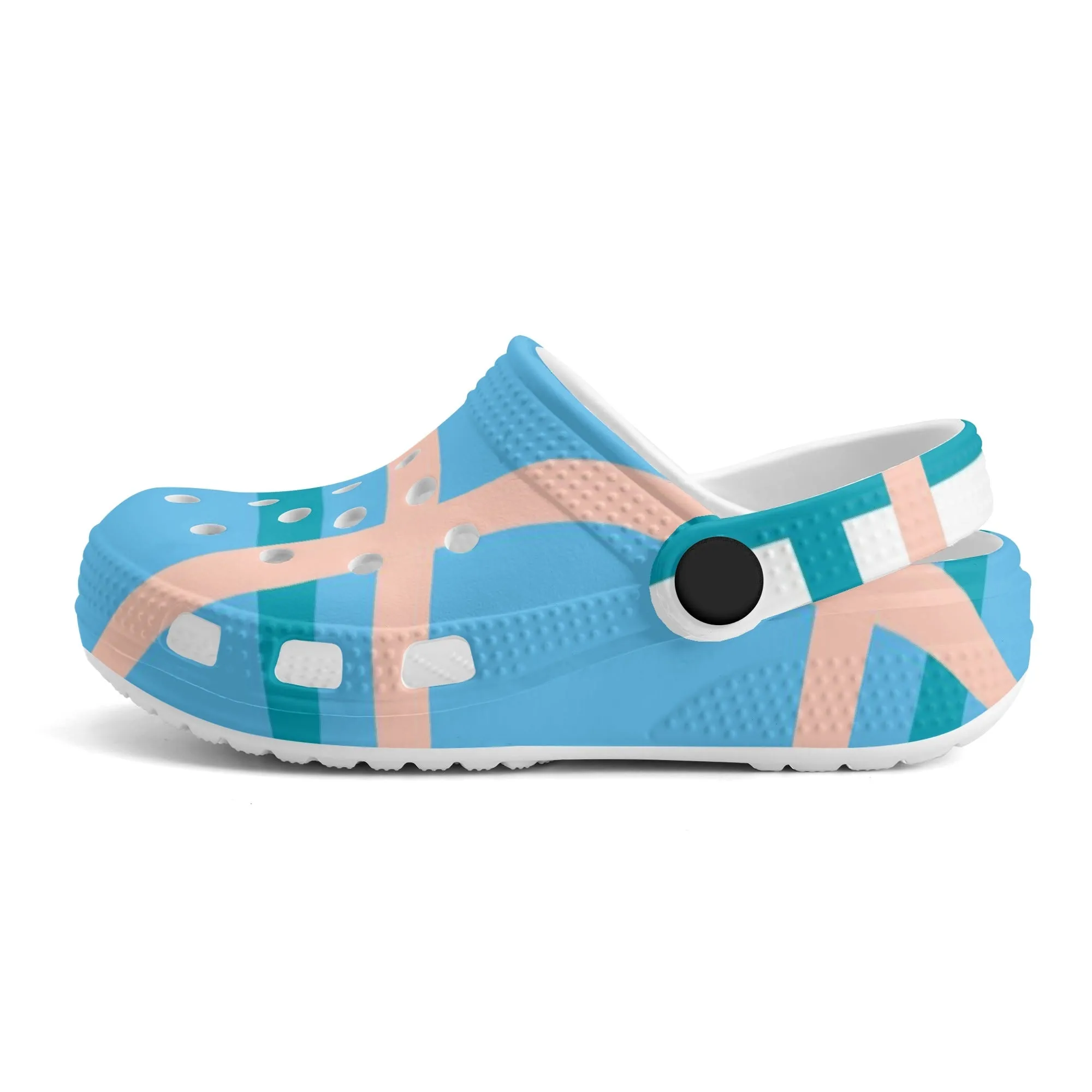 ✨'Ascog Bay, Bute' Happy Tartan® Kids Classic Clogs✨