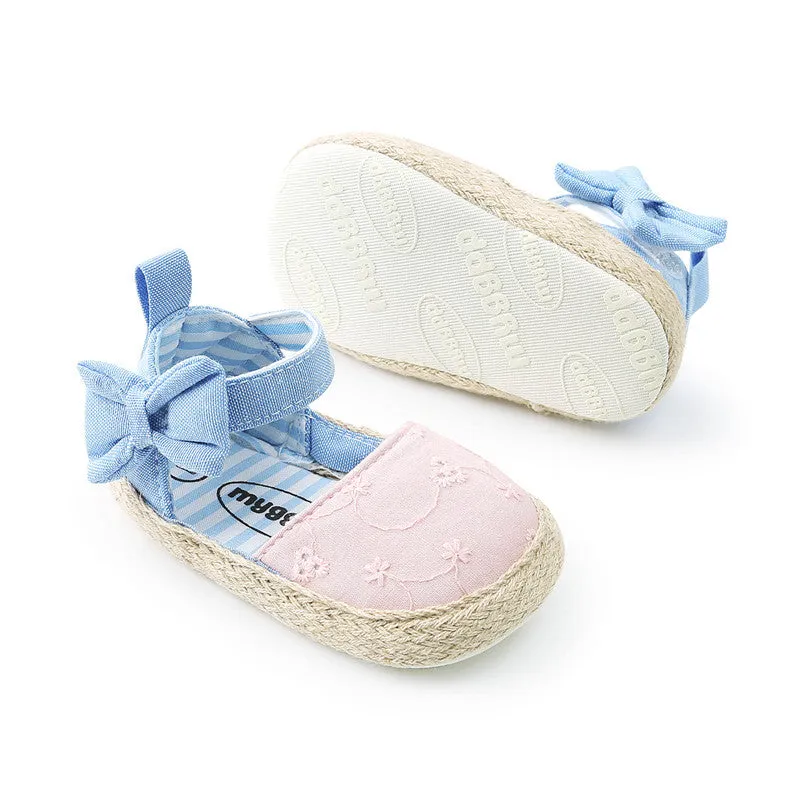 Baby Shoes Bowknot Breathable Velcro Baby Sandals