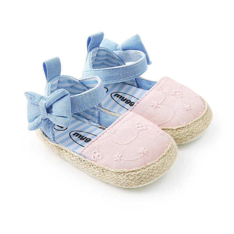 Baby Shoes Bowknot Breathable Velcro Baby Sandals