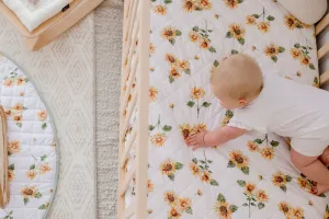 Bambella 2-in-1 Waterproof Cot Sheet & Mattress Protector | Sunny Days