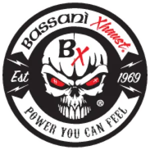 Bassani Manufacturing 1F27E33 2 1/4in. Fishtail Slip-On - 33in. with Baffle