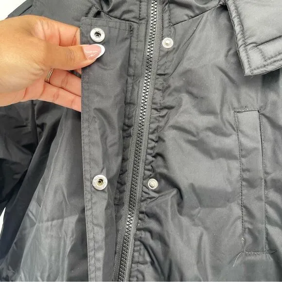 Beverly Hills Polo Club Women’s Black Hooded Waterproof Winter Parka Coat Medium