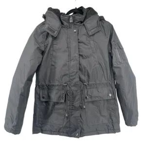 Beverly Hills Polo Club Women’s Black Hooded Waterproof Winter Parka Coat Medium