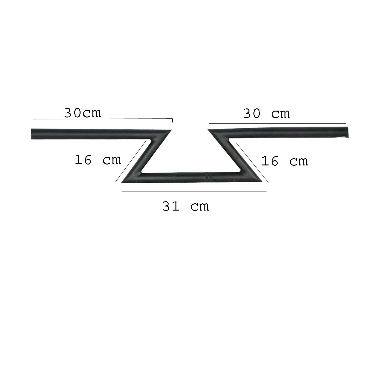 Bike Modify Handlebar Rod V shape