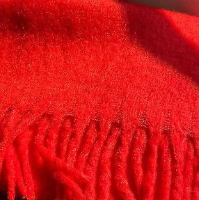 Black Mohair Winter Scarves