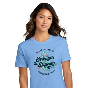 Blessed Girl Womens Boyfriend T-Shirt Strength Boots