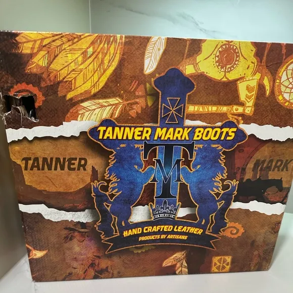 BOOTS TANNER MARK MONSTER FISH BLACK BLUE TMY205207