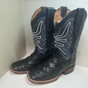 BOOTS TANNER MARK MONSTER FISH BLACK BLUE TMY205207