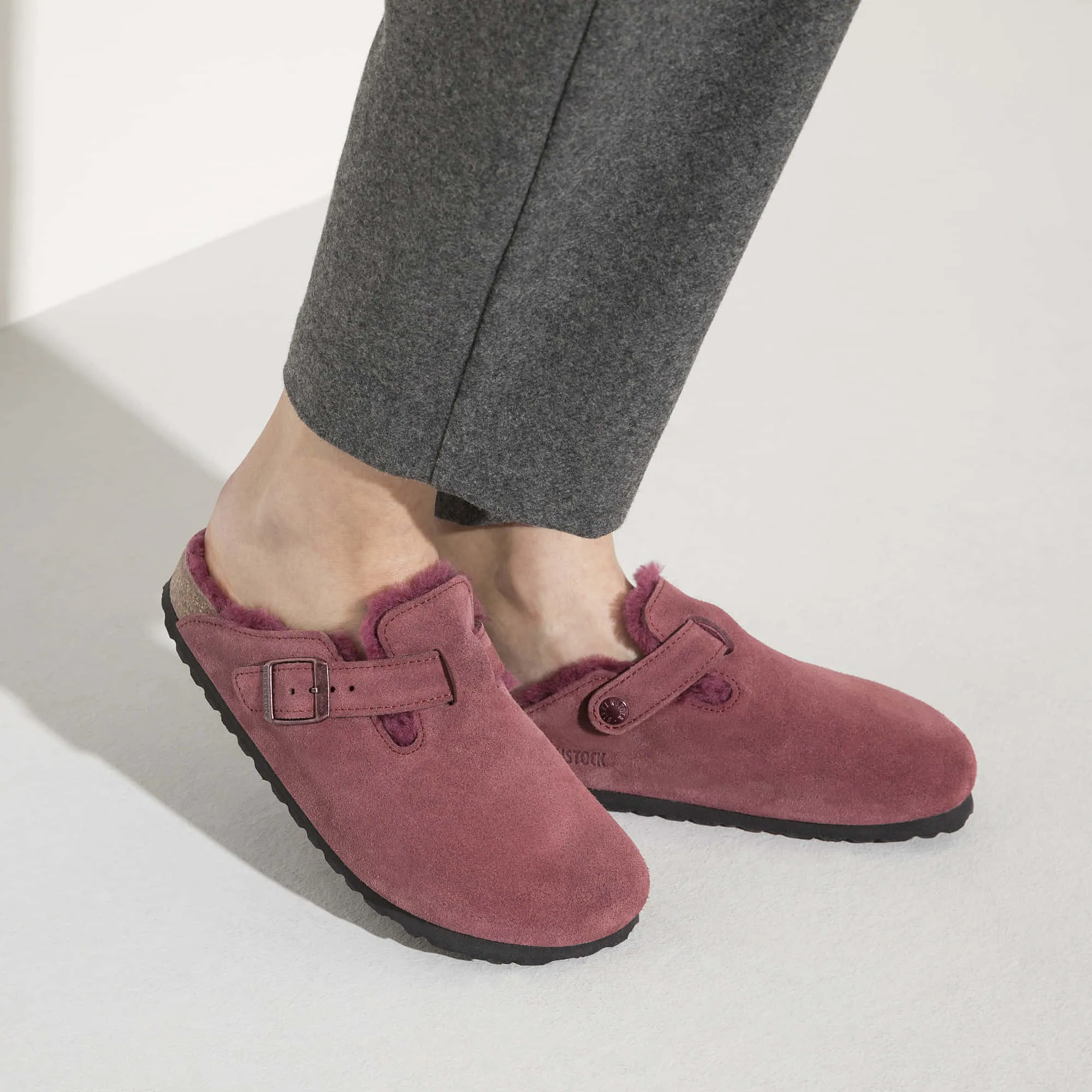 Boston Shearling Suede Leather/Shearling