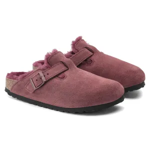 Boston Shearling | Suede | Maroon