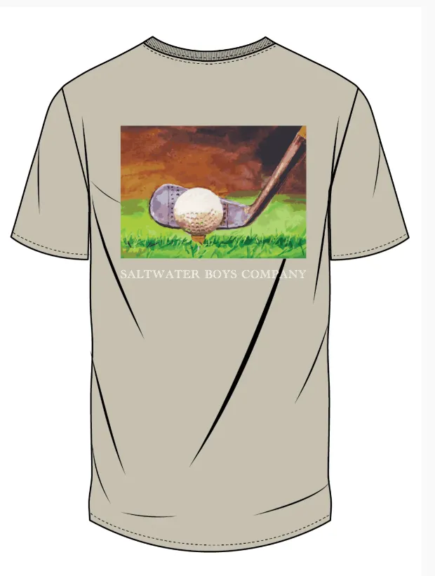 Boys Golf Ball Short Sleeve Graphic Tee