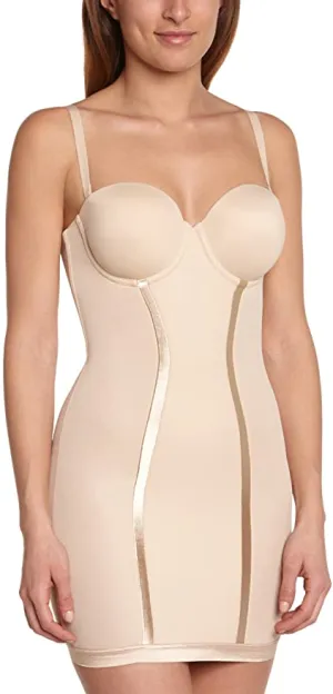 Brand new Maidenform Convertible Full Slip in Latte, Sz 38C, wear with straps or without! Retails $85 