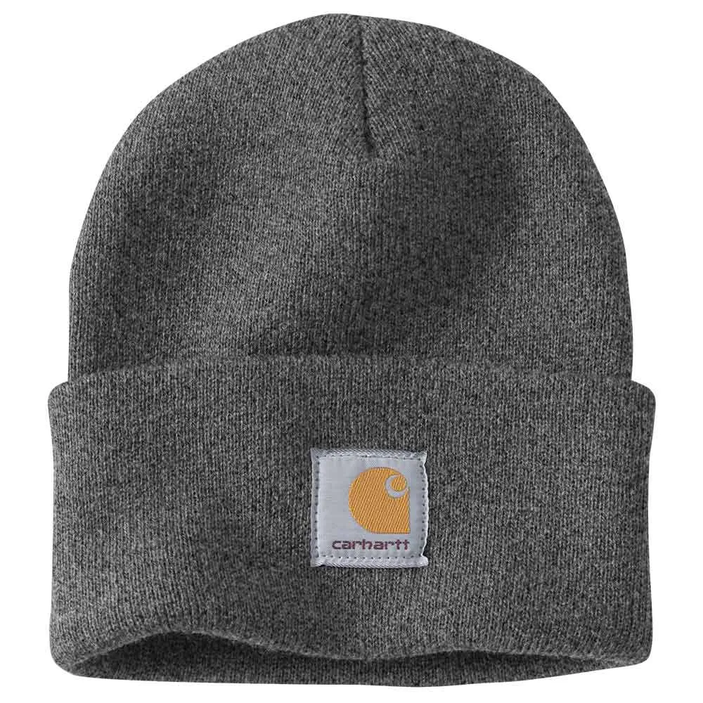 Carhartt Knit Cuff Beanie In Coal Heather  | A18-CLH