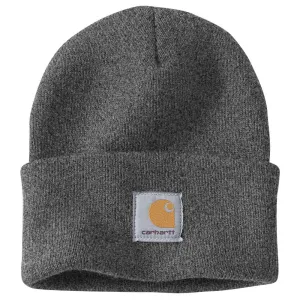 Carhartt Knit Cuff Beanie In Coal Heather  | A18-CLH