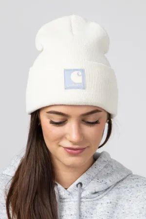 Carhartt Knit Satin Lined Beanies for Women in Oat Milk | 106425-A16