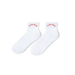 Cash Only - Logo Ankle Socks White