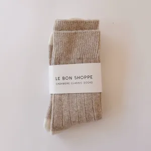 Cashmere Socks in Fawn