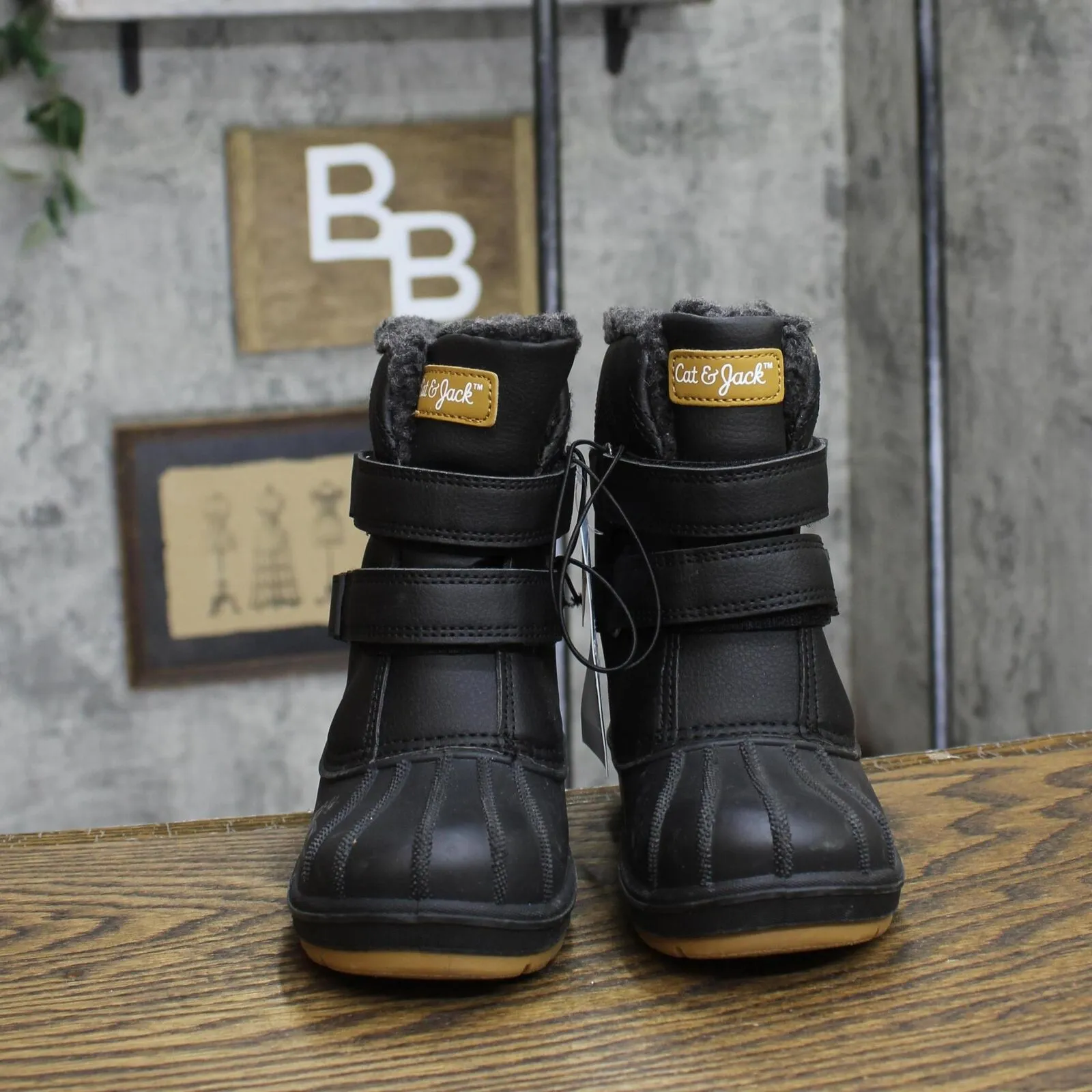 Cat & Jack Toddler Boys Denver Winter Boots 88236548 Black 11T