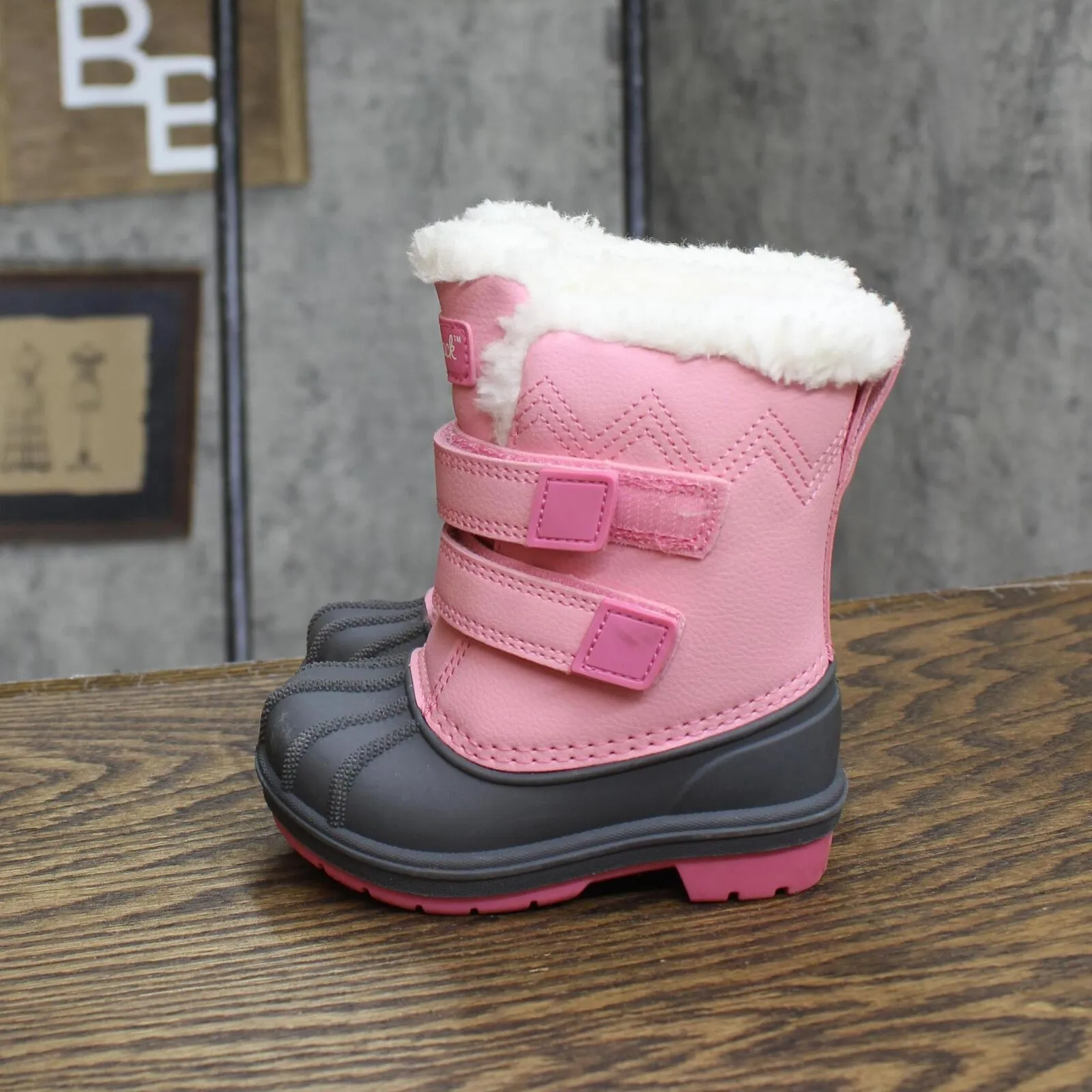 Cat & Jack Toddler Girls Denver Winter Boots 88236571 Pink 5T