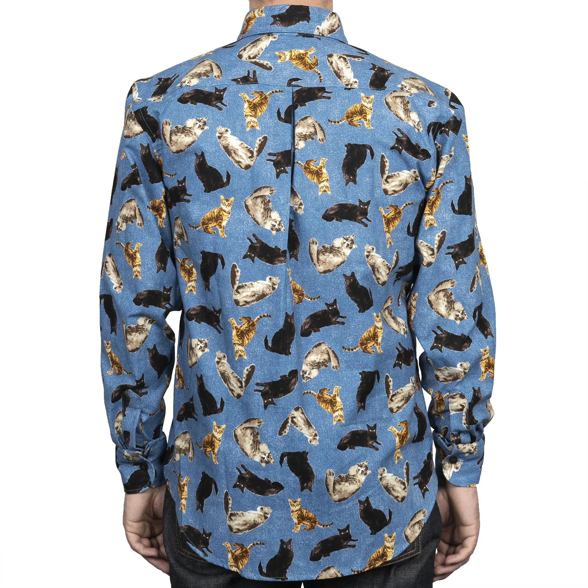 Cats On Denim Easy Shirt