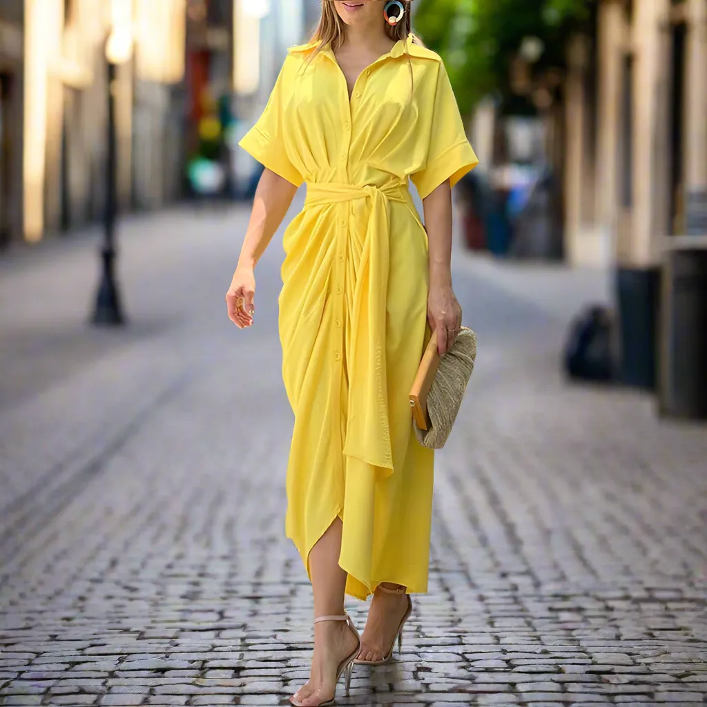 Charlotte - Effortless Elegance Linen Dress
