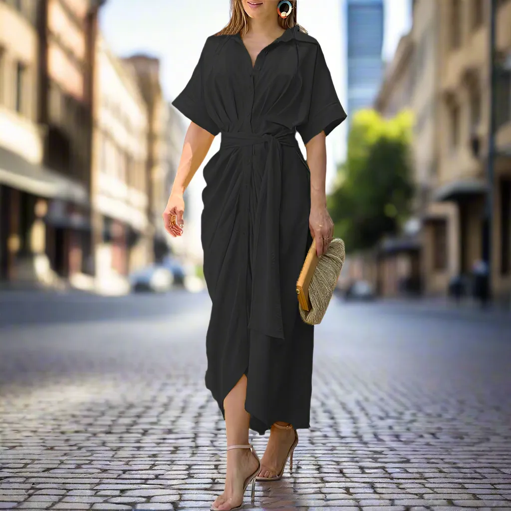 Charlotte - Effortless Elegance Linen Dress