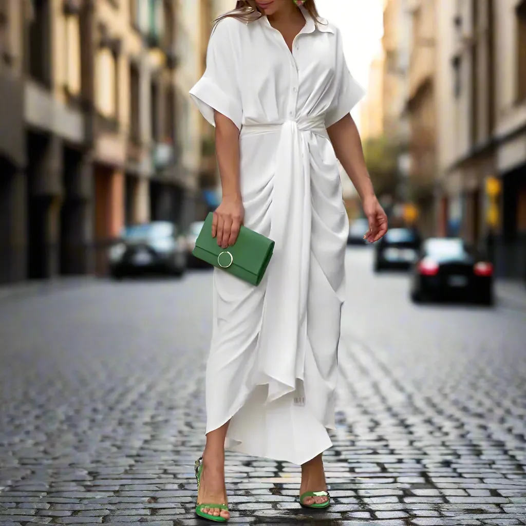 Charlotte - Effortless Elegance Linen Dress