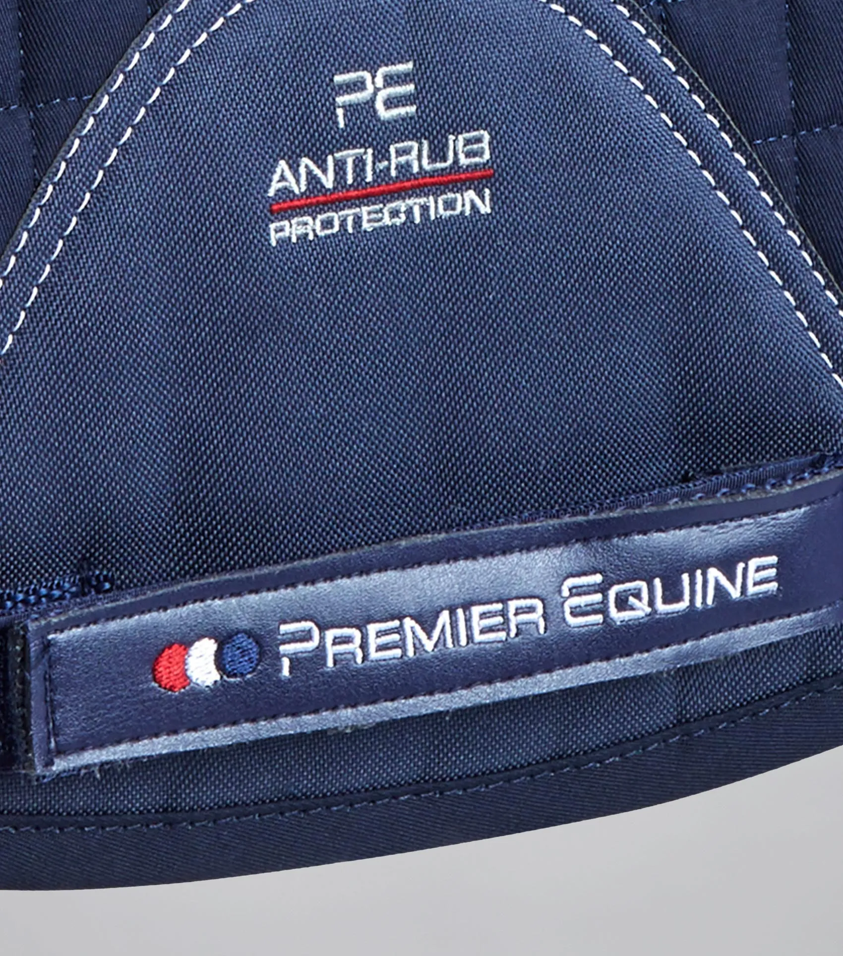 Close Contact Merino Wool European Saddle Pad - GP/Jump Square Navy/Navy Wool