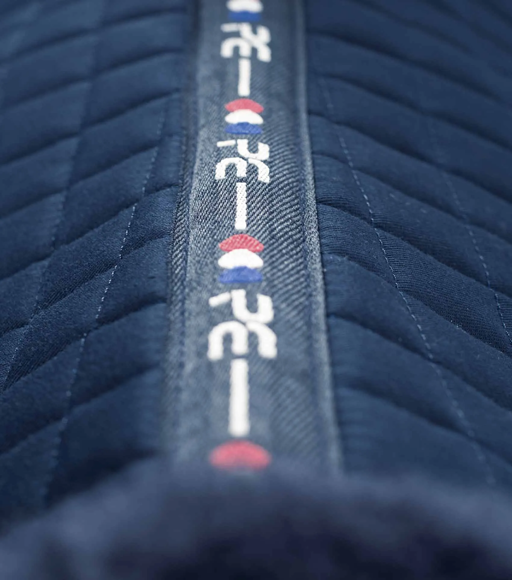 Close Contact Merino Wool European Saddle Pad - GP/Jump Square Navy/Navy Wool