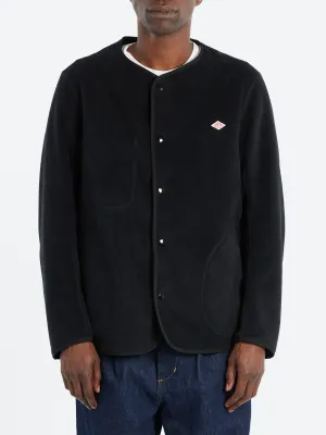 Collarless Fleece Jacket