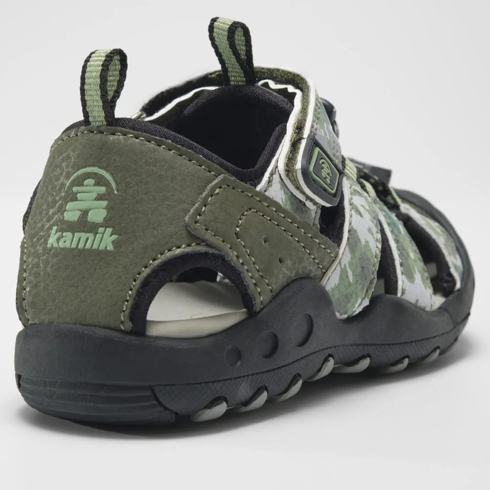 Crab Print - Toddlers Closed-Toe Sandals