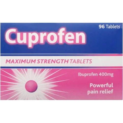 Cuprofen Max Strength Pain Relief Ibuprofen 400mg