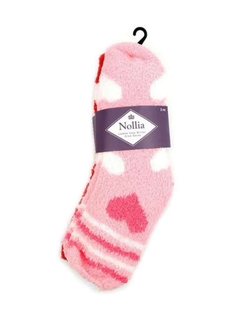 Cute and cozy heart socks
