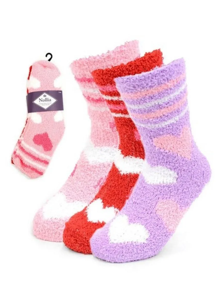 Cute and cozy heart socks