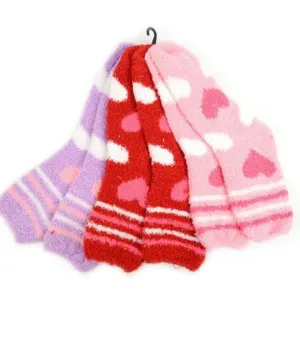 Cute and cozy heart socks