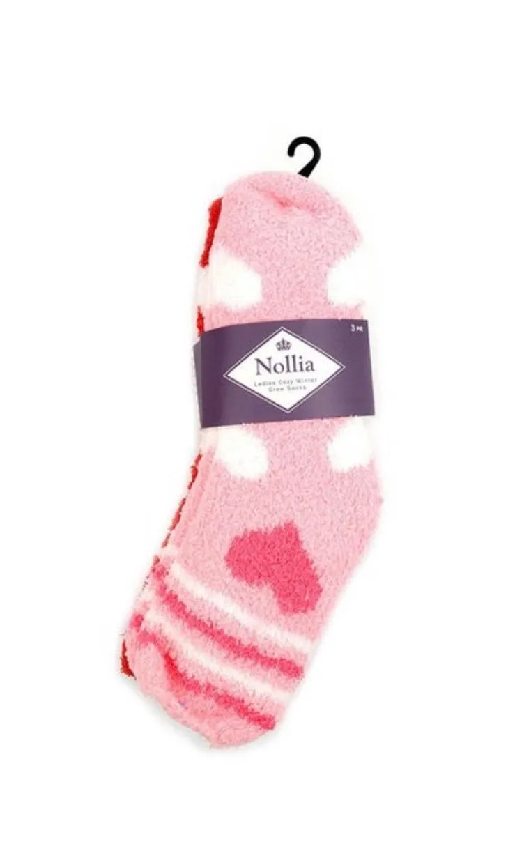 Cute and cozy heart socks