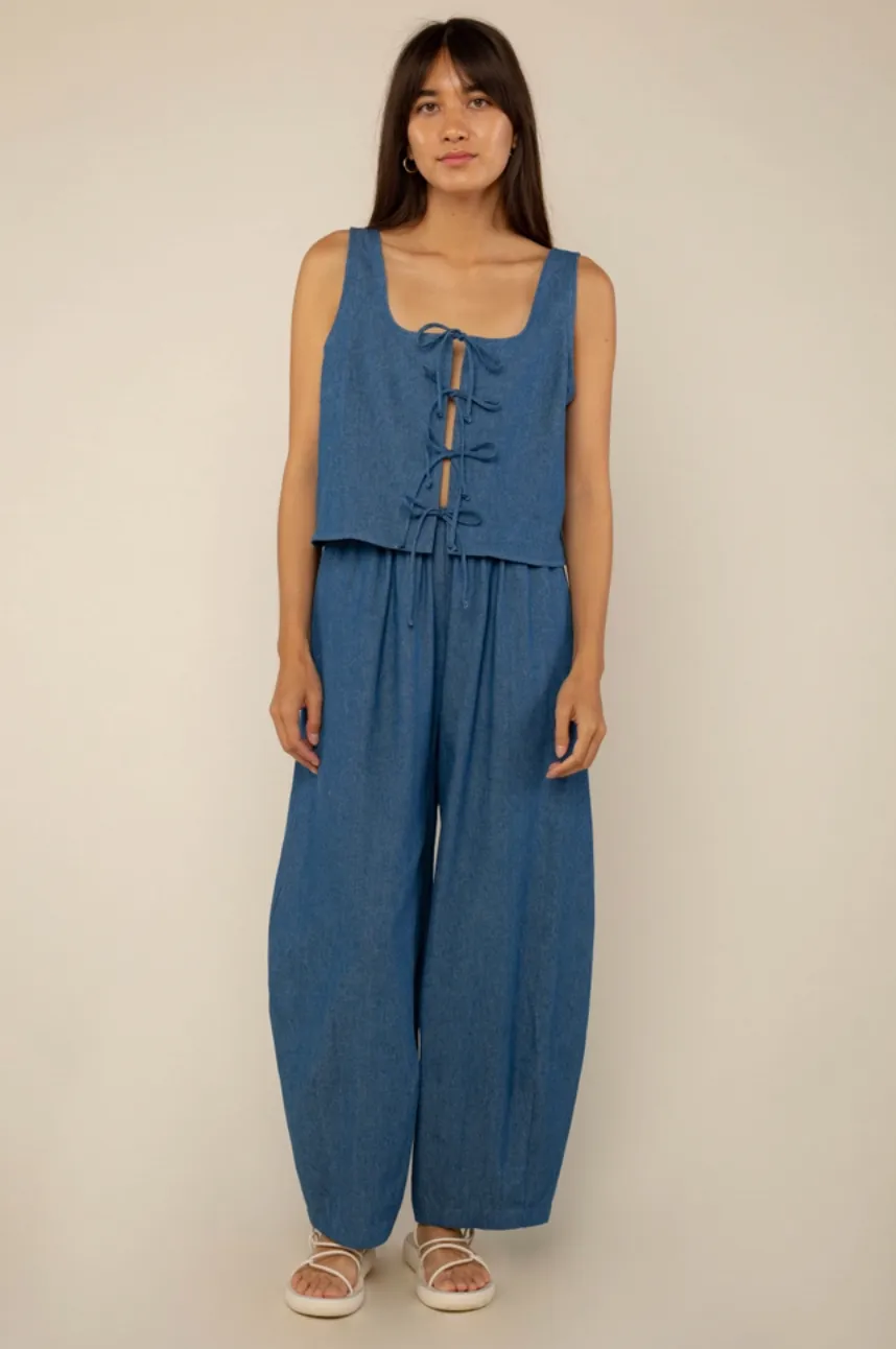 Denim Lantern Pant | NLT